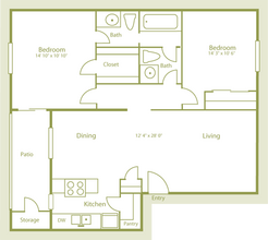 Plan B2 1.2086 floor plan